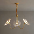 Lotus Leaf Glass Chandelier