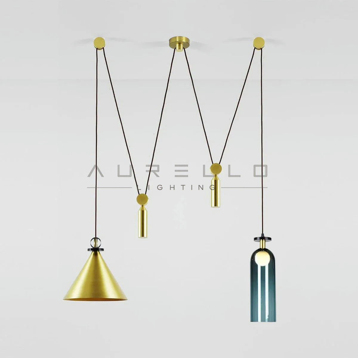Geometric Shape Art Modern Chandelier