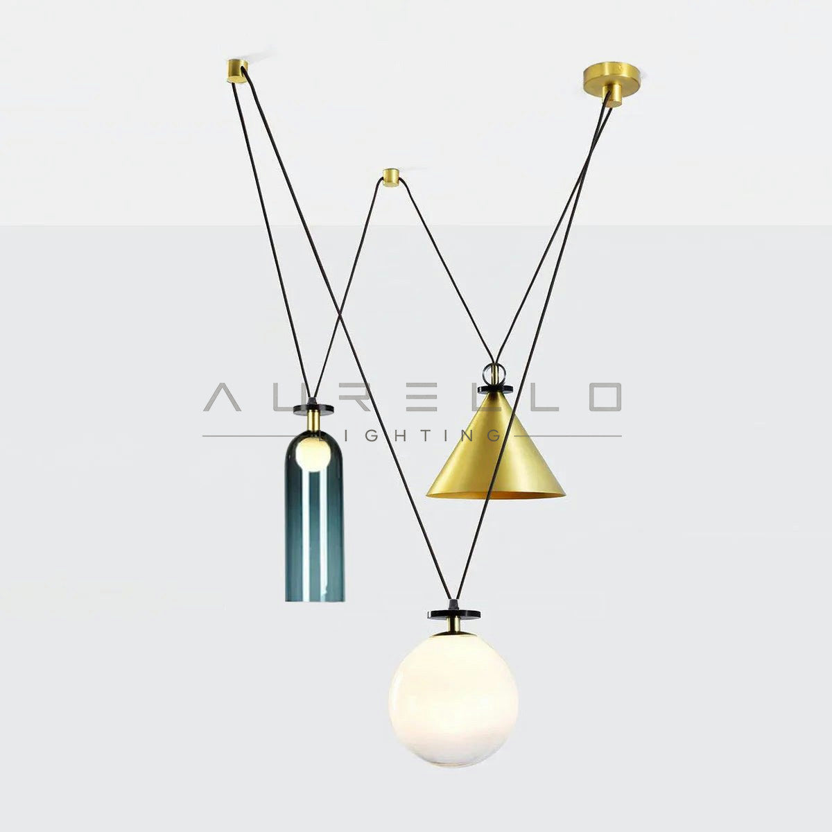 Geometric Shape Art Modern Chandelier