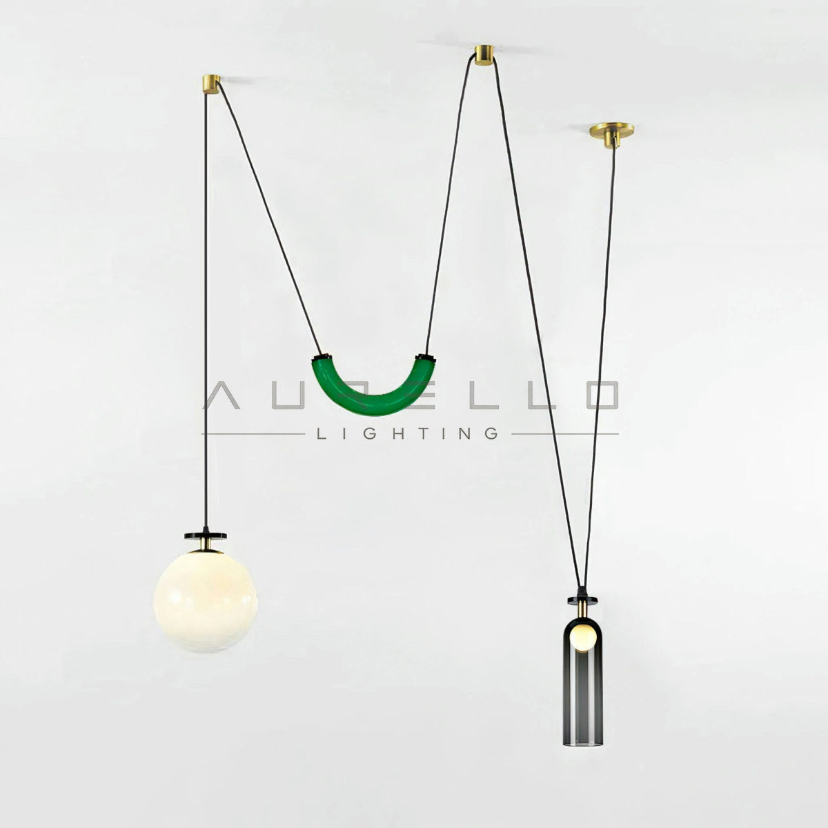 Geometric Shape Art Modern Chandelier