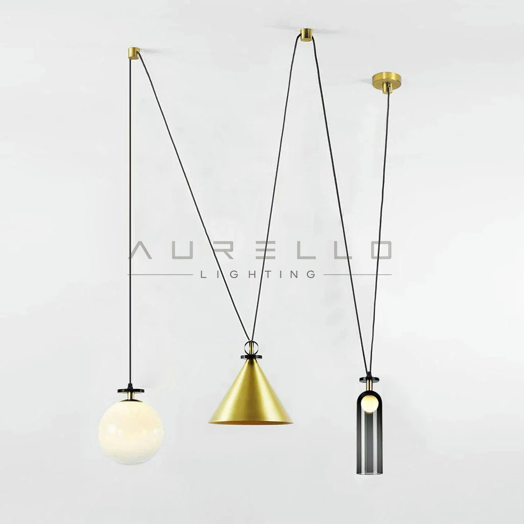 Geometric Shape Art Modern Chandelier