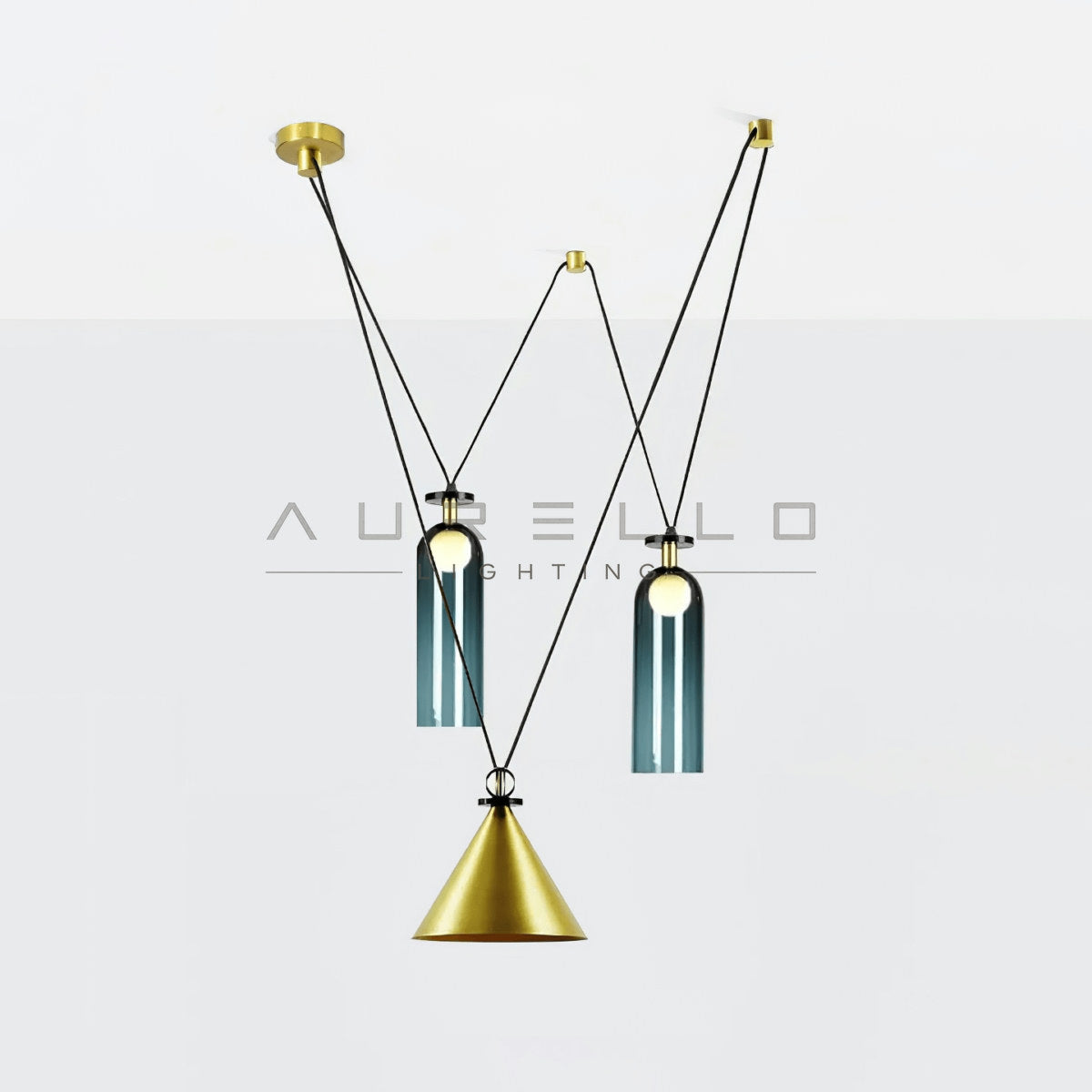 Geometric Shape Art Modern Chandelier