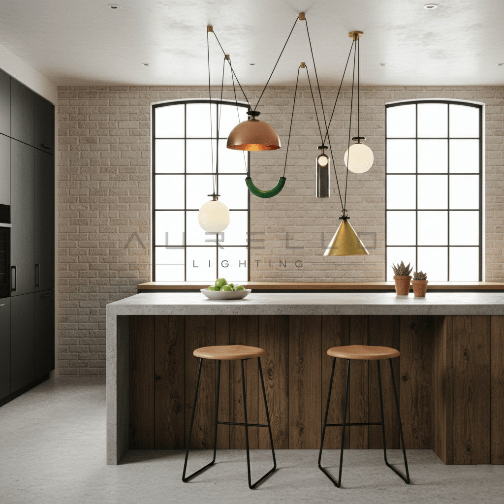 Geometric Shape Art Modern Chandelier