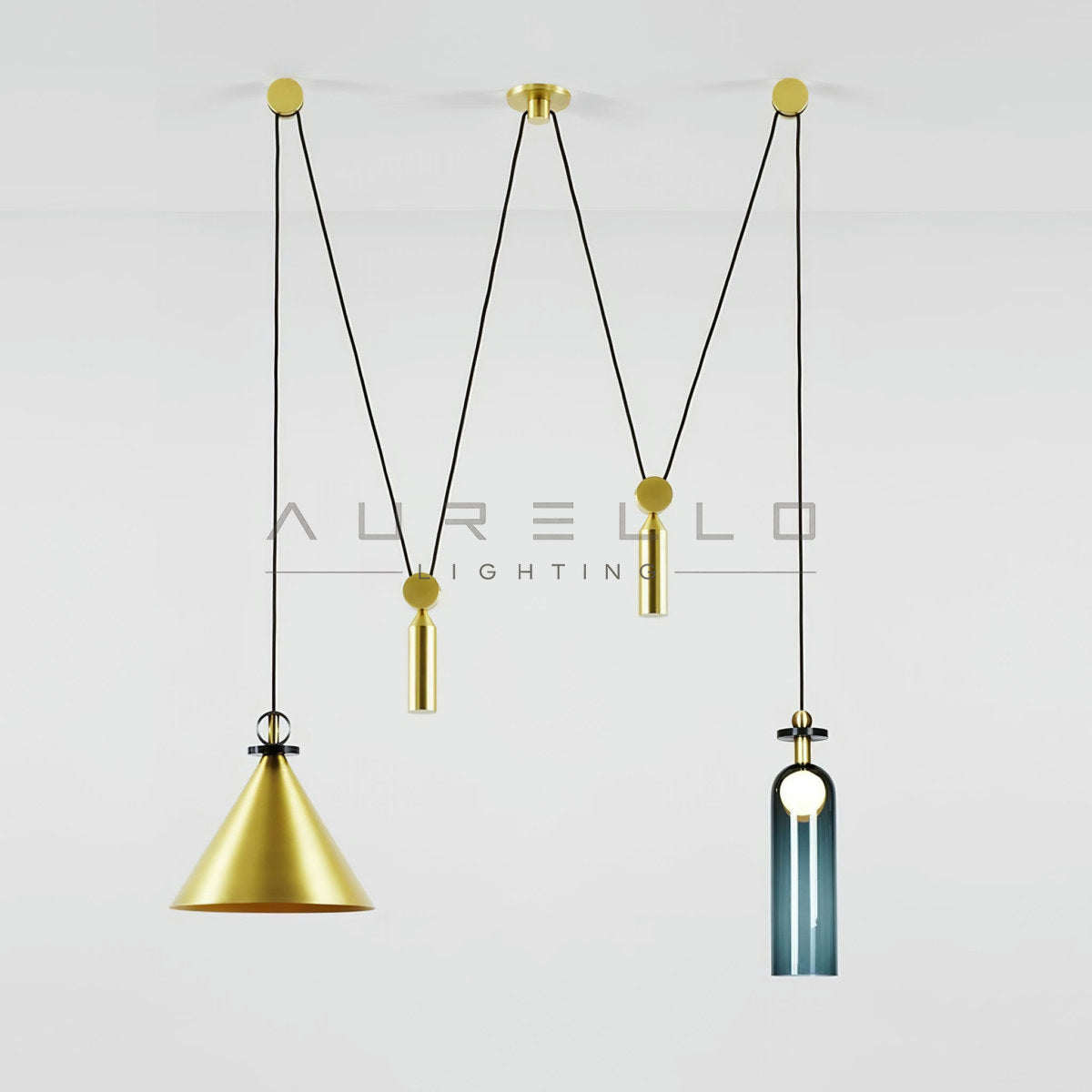 Geometric Shape Art Modern Chandelier