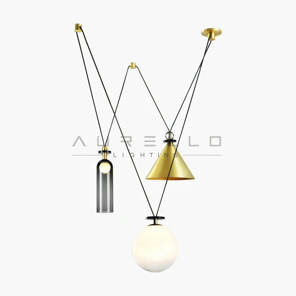 Geometric Shape Art Modern Chandelier