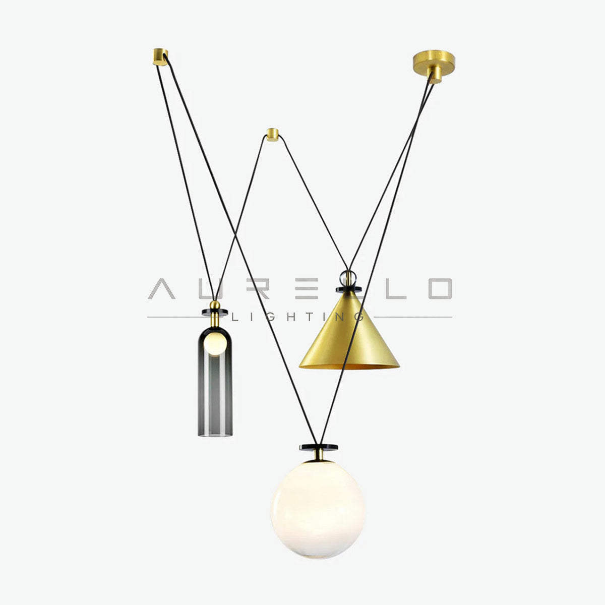 Geometric Shape Art Modern Chandelier