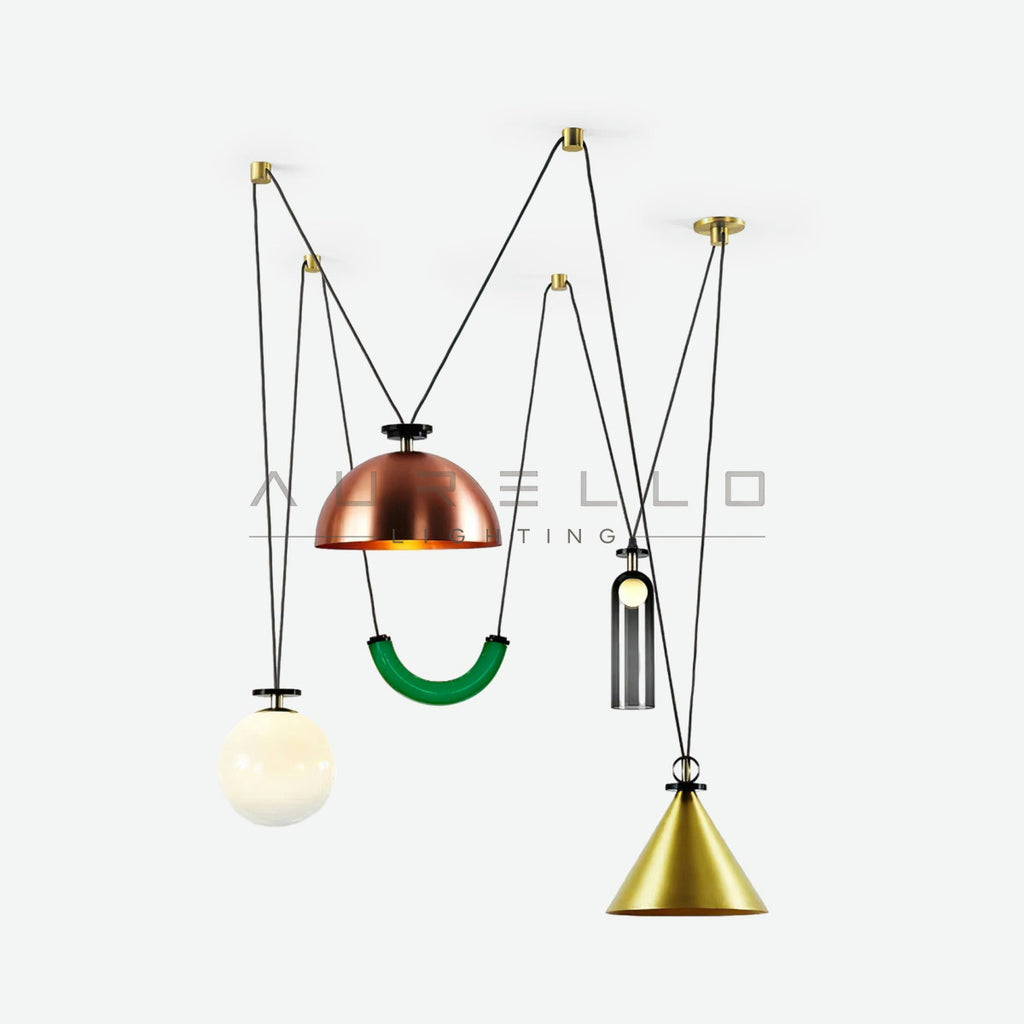 Geometric Shape Art Modern Chandelier