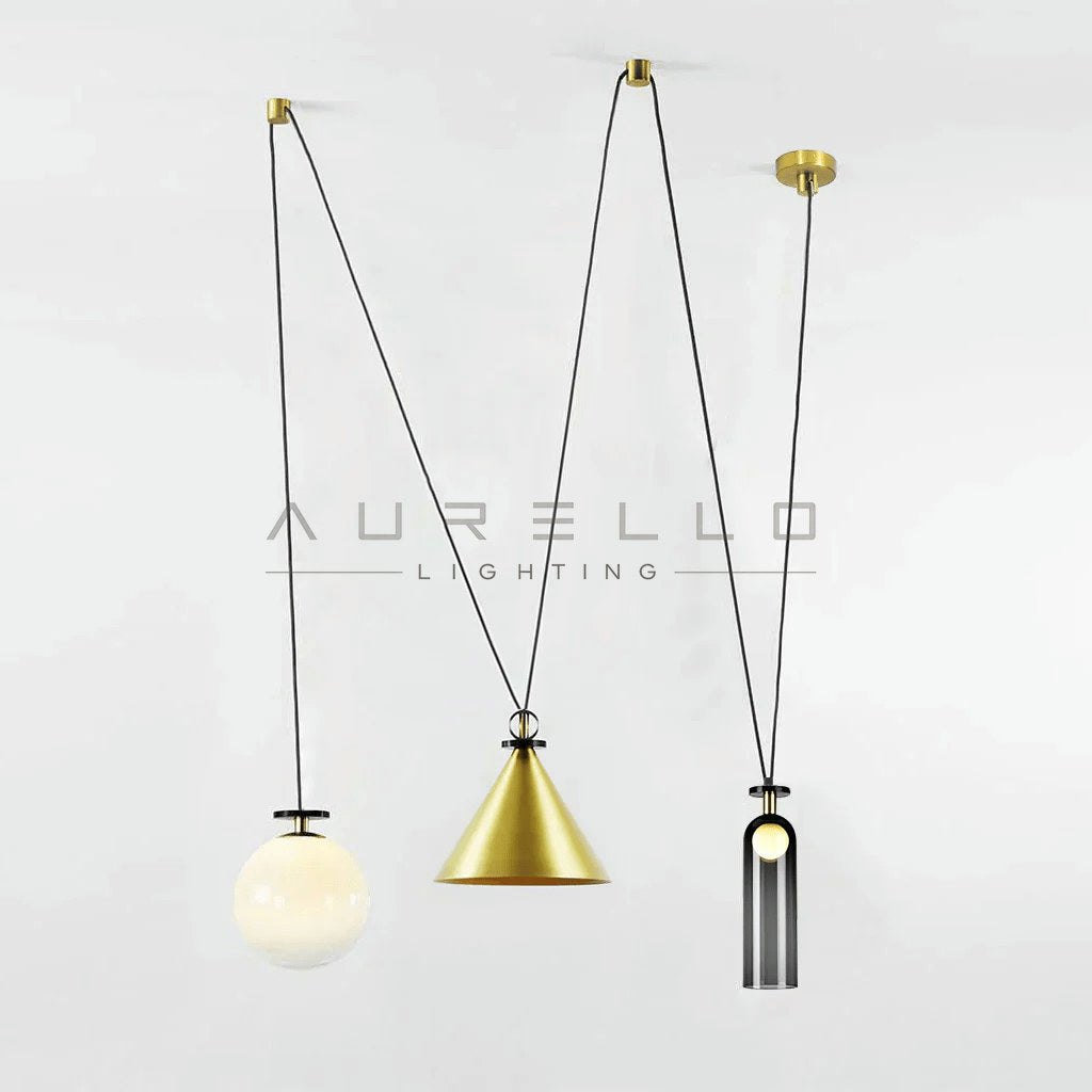 Geometric Shape Art Modern Chandelier