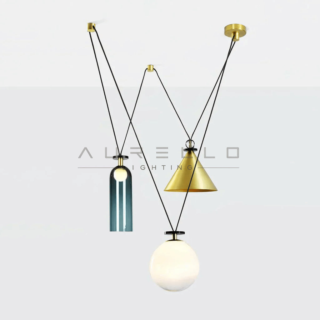 Geometric Shape Art Modern Chandelier