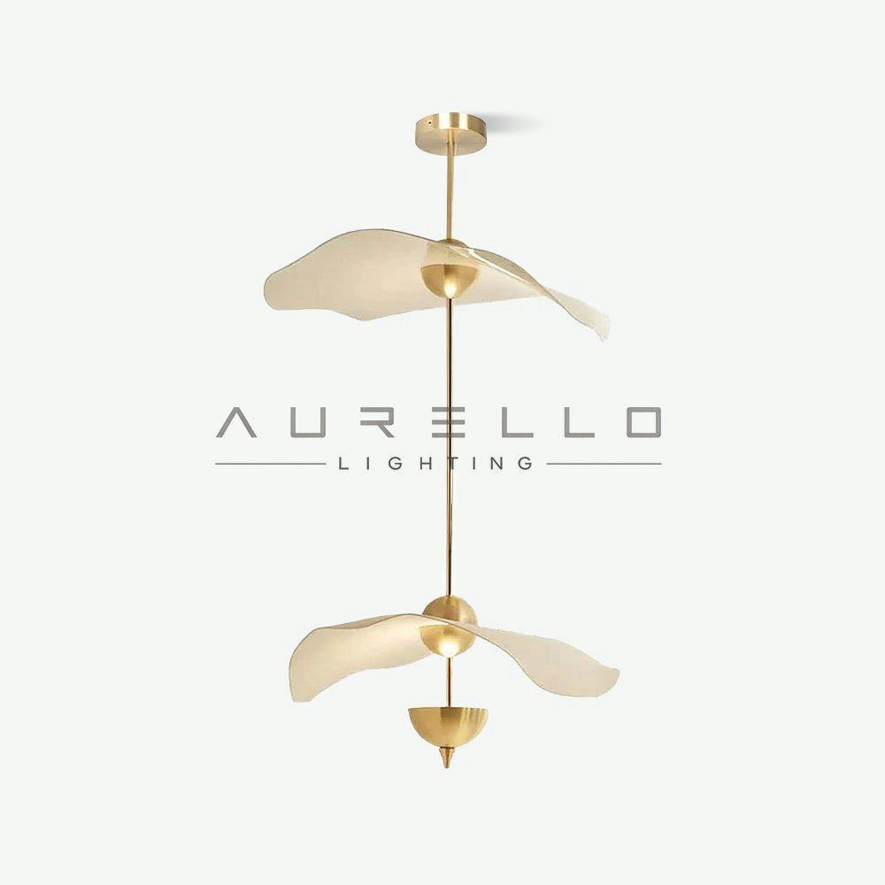 Envolee Double Biscuit Pendant Light