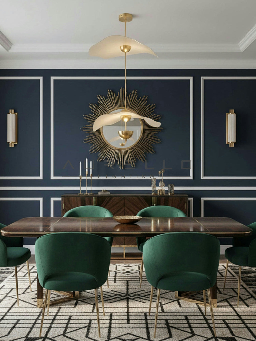 Envolee Double Biscuit Pendant Light