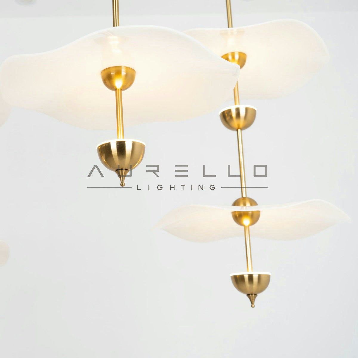 Envolee Double Biscuit Pendant Light