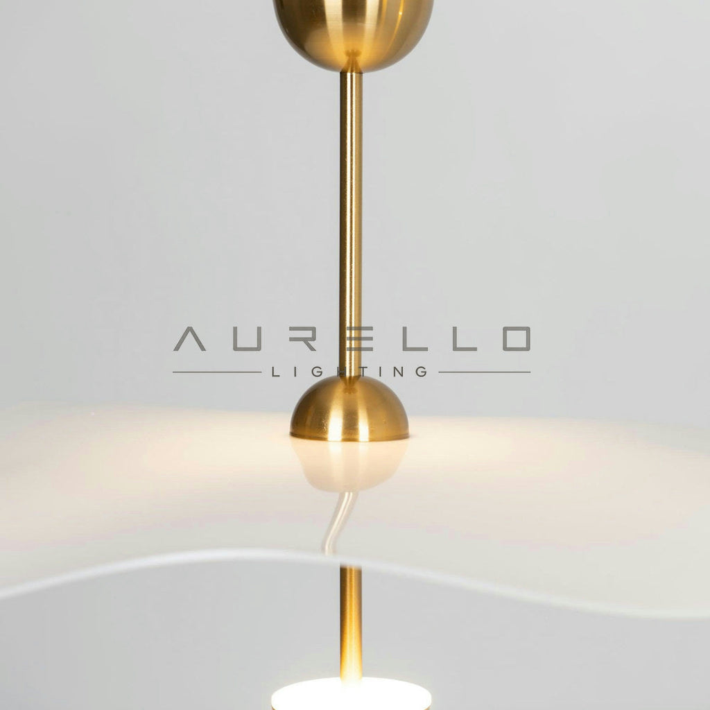 Envolee Double Biscuit Pendant Light