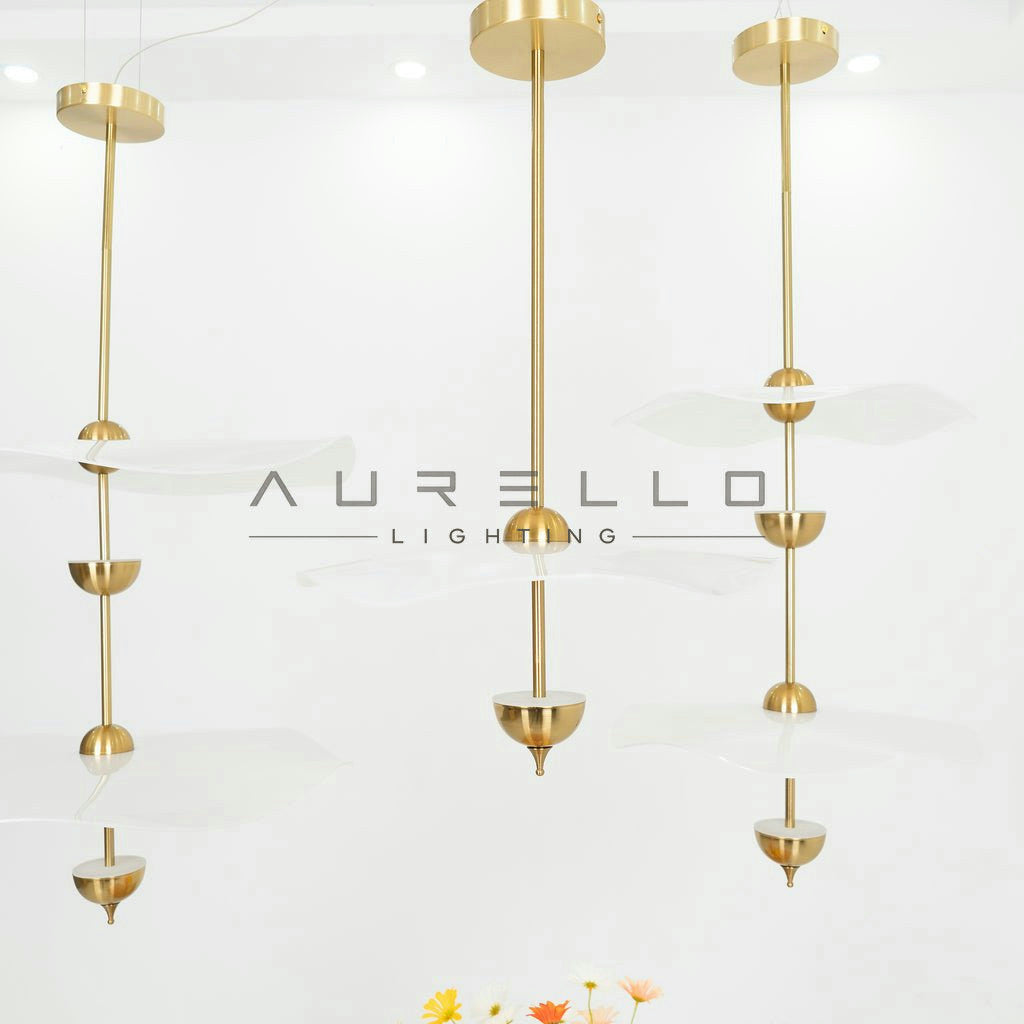 Envolee Double Biscuit Pendant Light