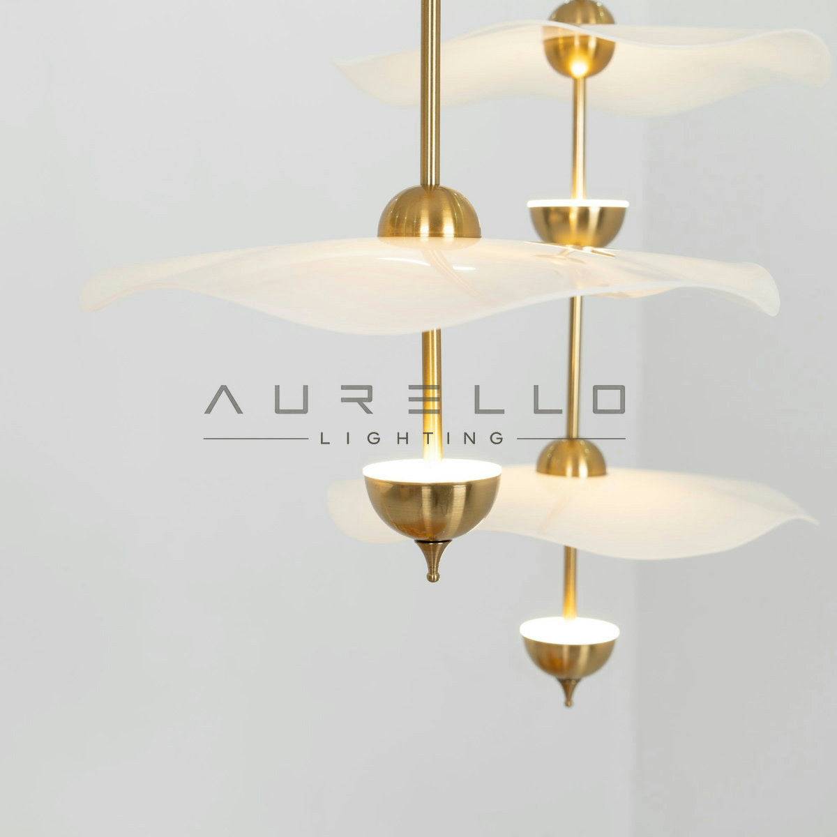 Envolee Double Biscuit Pendant Light