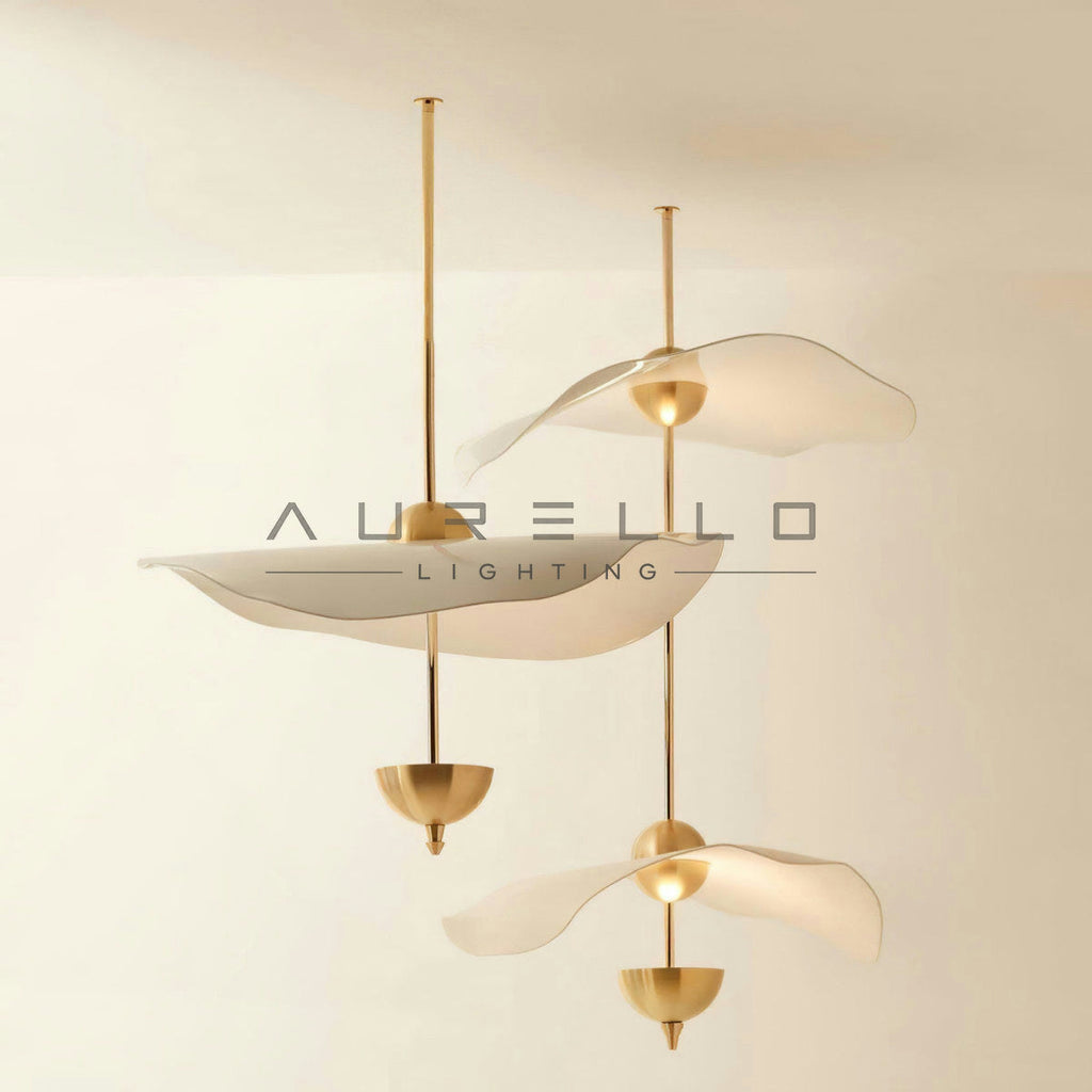 Envolee Double Biscuit Pendant Light