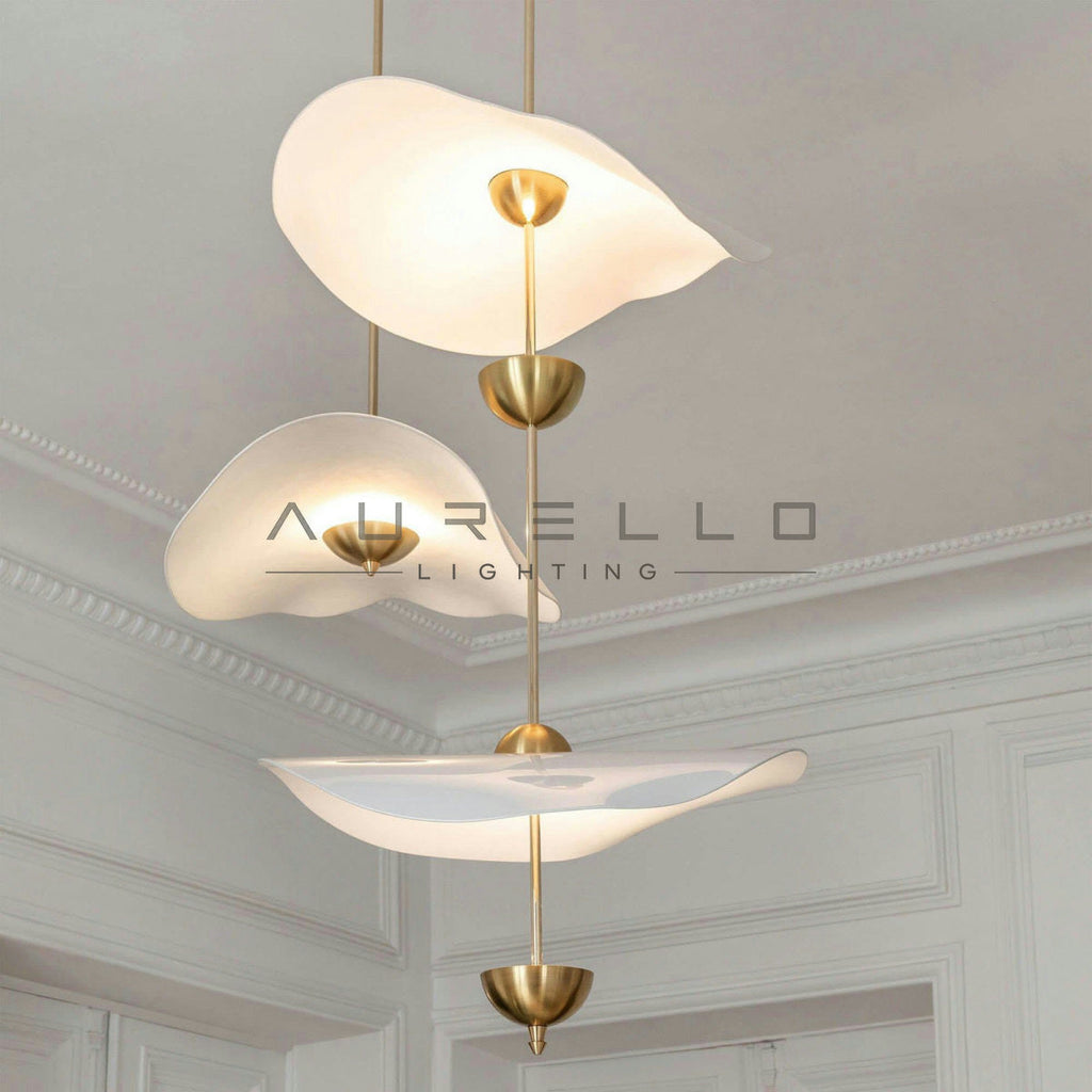 Envolee Double Biscuit Pendant Light